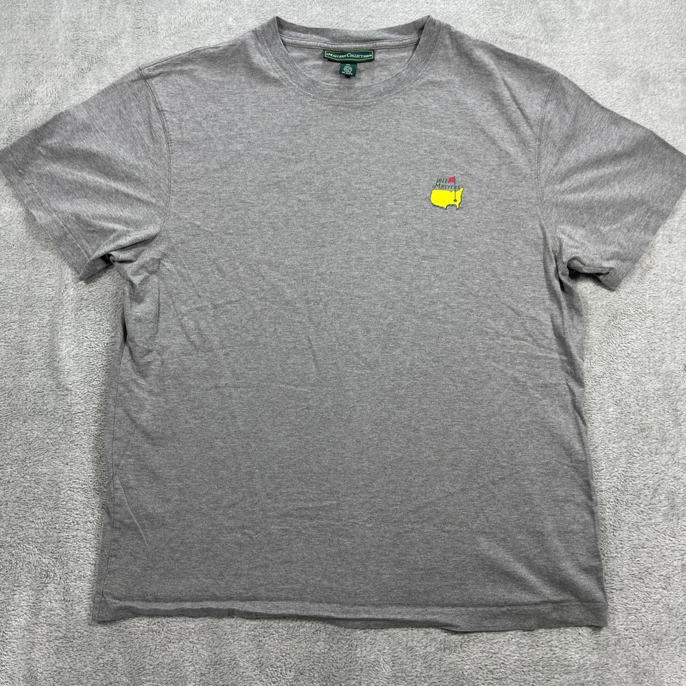 Masters Collection T-Shirt Men XL Gray 2012 Masters Tournament Augusta Georgia